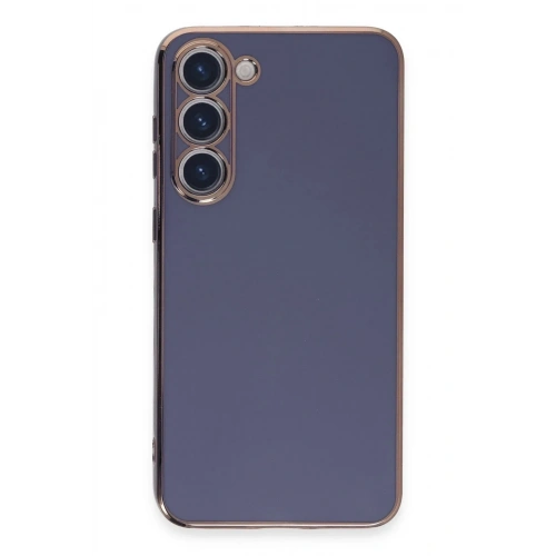 Mey İthalat®  Samsung Galaxy S23 Kılıf Volet Silikon - Mavi