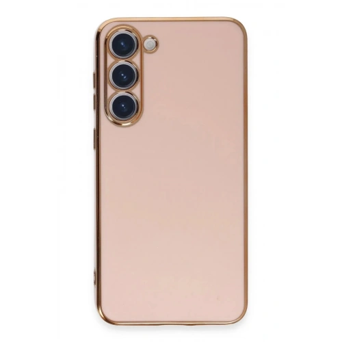Mey İthalat®  Samsung Galaxy S23 Kılıf Volet Silikon - Pembe