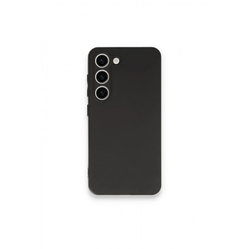 Mey İthalat®  Samsung Galaxy S23 Plus Kılıf First Silikon - Siyah