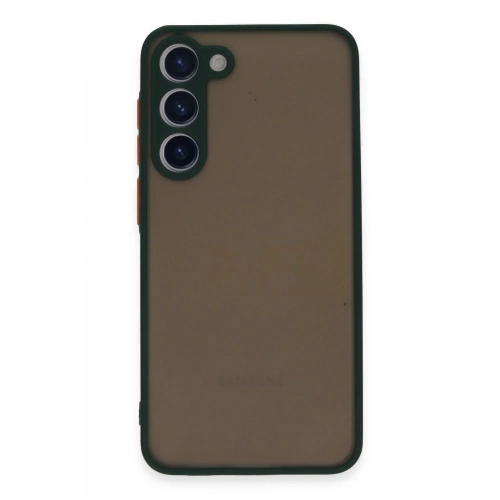 Mey İthalat®  Samsung Galaxy S23 Plus Kılıf Montreal Silikon Kapak - Yeşil