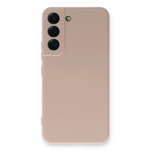 Mey İthalat®  Samsung Galaxy S23 Plus Kılıf Nano içi Kadife Silikon - Pudra