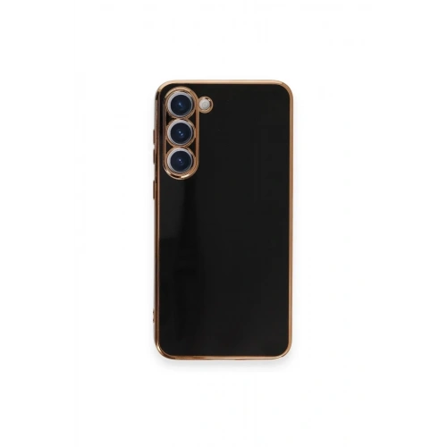 Mey İthalat®  Samsung Galaxy S23 Plus Kılıf Volet Silikon - Siyah