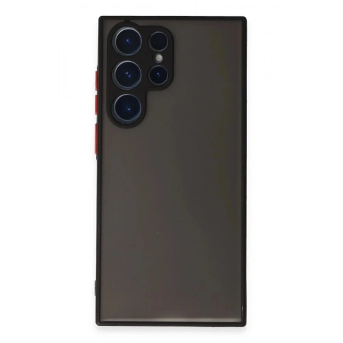 Mey İthalat®  Samsung Galaxy S23 Ultra Kılıf Montreal Silikon Kapak - Siyah