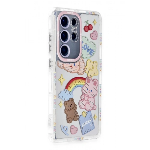 Mey İthalat®  Samsung Galaxy S23 Ultra Kılıf Reflexion Desenli Kapak - Desen 4