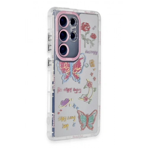 Mey İthalat®  Samsung Galaxy S23 Ultra Kılıf Reflexion Desenli Kapak - Desen 8