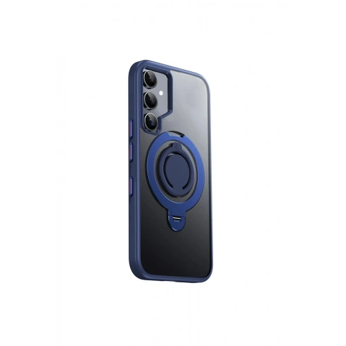 Mey İthalat®  Samsung Galaxy S24 Avatar 360 Dönen Magsafe Kapak - Lacivert
