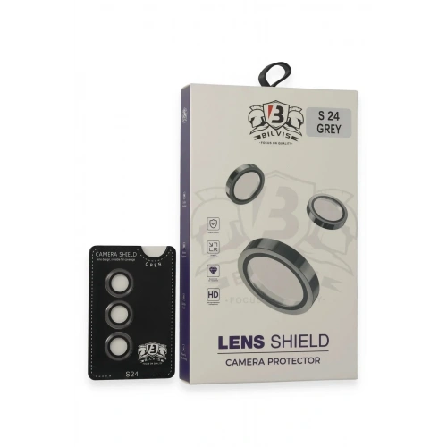 Mey İthalat®  Samsung Galaxy S24 Bilvis Titan Kamera Lens - Titan Gri