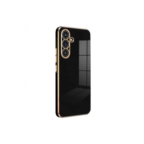 Mey İthalat®  Samsung Galaxy S24 FE Kılıf Volet Silikon - Siyah