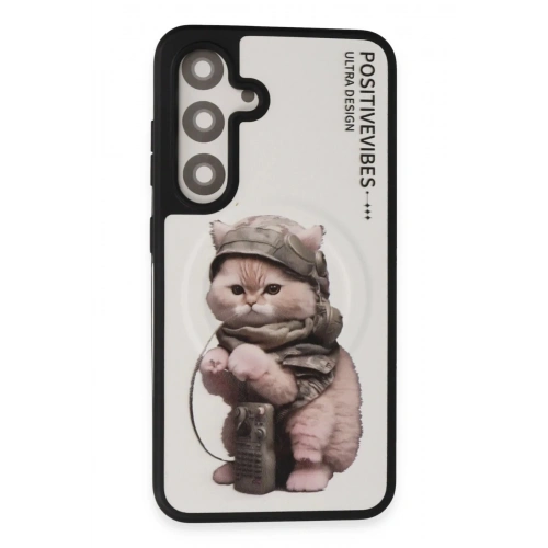 Mey İthalat®  Samsung Galaxy S24 Fun Magsafe Kapak - Beyaz