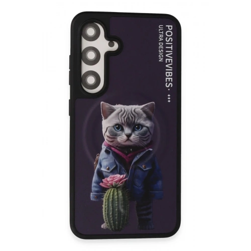 Mey İthalat®  Samsung Galaxy S24 Fun Magsafe Kapak - Derin Mor