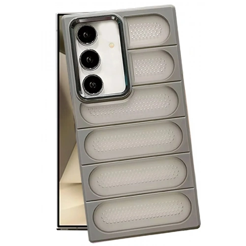 Mey İthalat®  Samsung Galaxy S24 Kılıf Airmax Silikon Kapak - Titan Gri