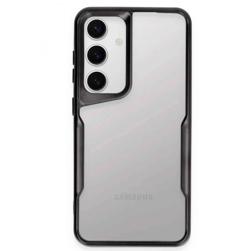 Mey İthalat®  Samsung Galaxy S24 Kılıf Boyi Silikon Kapak - Siyah