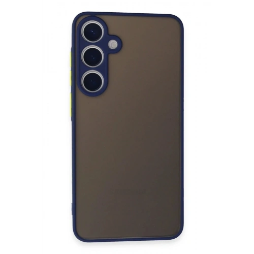 Mey İthalat®  Samsung Galaxy S24 Kılıf Montreal Silikon Kapak - Lacivert