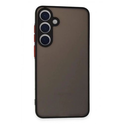 Mey İthalat®  Samsung Galaxy S24 Kılıf Montreal Silikon Kapak - Siyah