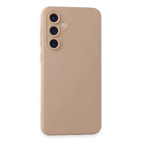 Mey İthalat®  Samsung Galaxy S24 Kılıf Nano içi Kadife Silikon - Pudra