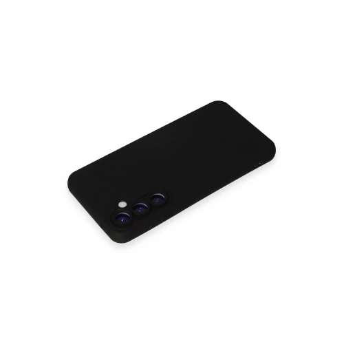 Mey İthalat®  Samsung Galaxy S24 Plus Kılıf Nano içi Kadife Silikon - Siyah