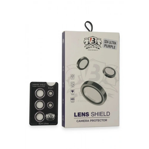 Mey İthalat®  Samsung Galaxy S24 Ultra Bilvis Titan Kamera Lens - Derin Mor