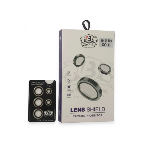 Mey İthalat®  Samsung Galaxy S24 Ultra Bilvis Titan Kamera Lens - Gold