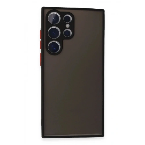 Mey İthalat®  Samsung Galaxy S24 Ultra Kılıf Montreal Silikon Kapak - Siyah