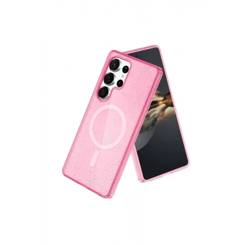 Mey İthalat®  Samsung Galaxy S24 Ultra Kılıf Star Magsafe Kapak - Pembe