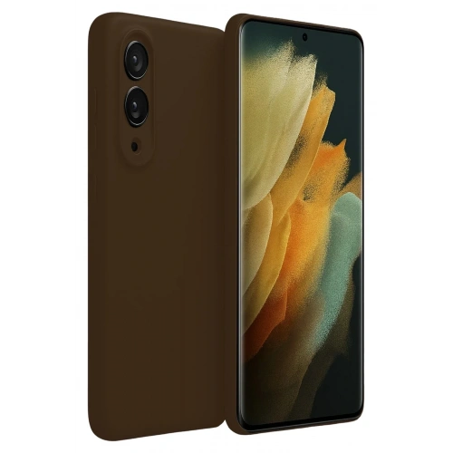 Mey İthalat®  Samsung Galaxy S25 Edge First Silikon - Kahverengi