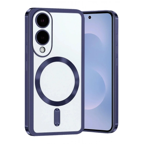 Mey İthalat®  Samsung Galaxy S25 Edge Kross Magneticsafe Kapak - Lacivert