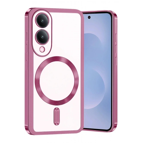 Mey İthalat®  Samsung Galaxy S25 Edge Kross Magneticsafe Kapak - Rose