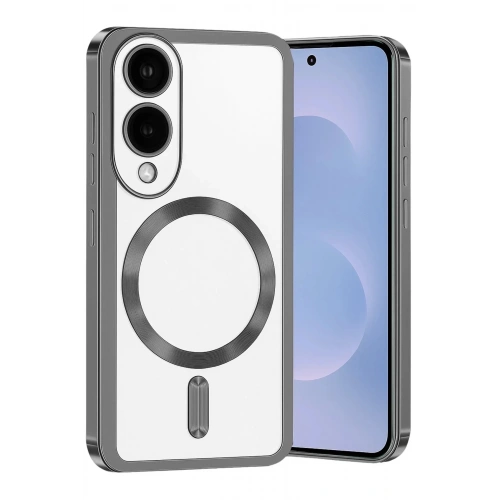 Mey İthalat®  Samsung Galaxy S25 Edge Kross Magneticsafe Kapak - Titan Gri
