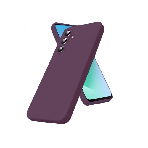 Mey İthalat®  Samsung Galaxy S25 FE First Silikon - Mürdüm