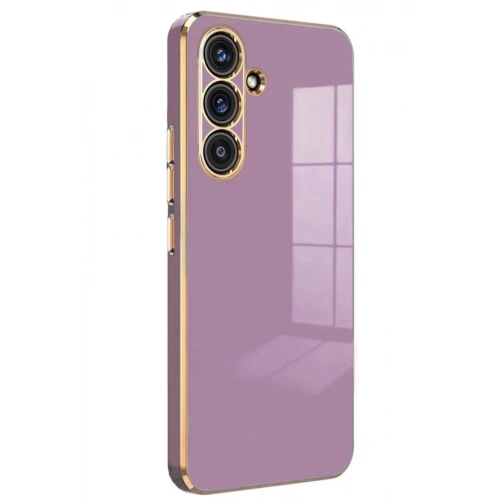 Mey İthalat®  Samsung Galaxy S25 FE Volet Silikon - Mor