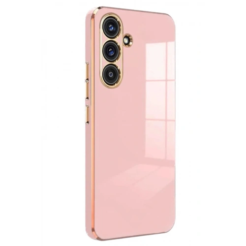 Mey İthalat®  Samsung Galaxy S25 FE Volet Silikon - Pembe