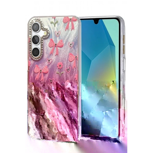 Mey İthalat®  Samsung Galaxy S25 Plus Kılıf Blade Aynalı Desenli Kapak - Desen 3