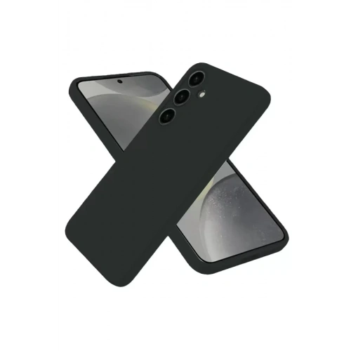 Mey İthalat®  Samsung Galaxy S25 Plus Kılıf Nano içi Kadife Silikon - Siyah
