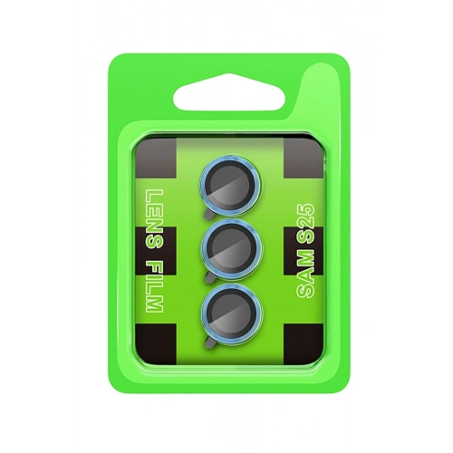 Mey İthalat®  Samsung Galaxy S25 Raze Metal Kamera Lens - Mavi