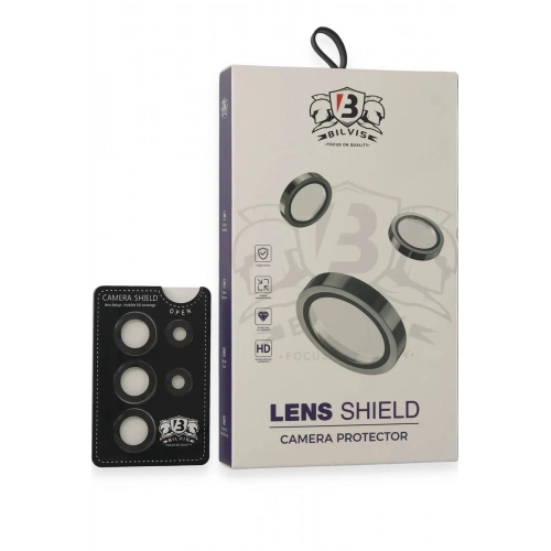 Mey İthalat®  Samsung Galaxy S25 Ultra Bilvis Titan Kamera Lens - Siyah