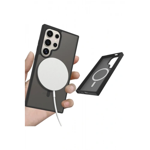 Mey İthalat®  Samsung Galaxy S25 Ultra Jota Magsafe Kapak - Pudra