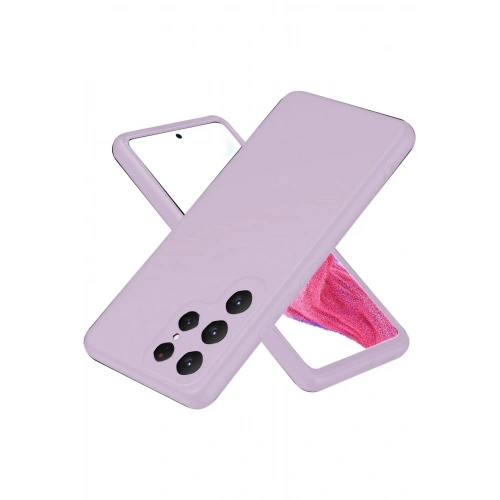 Mey İthalat®  Samsung Galaxy S25 Ultra Kılıf First Silikon - Lila