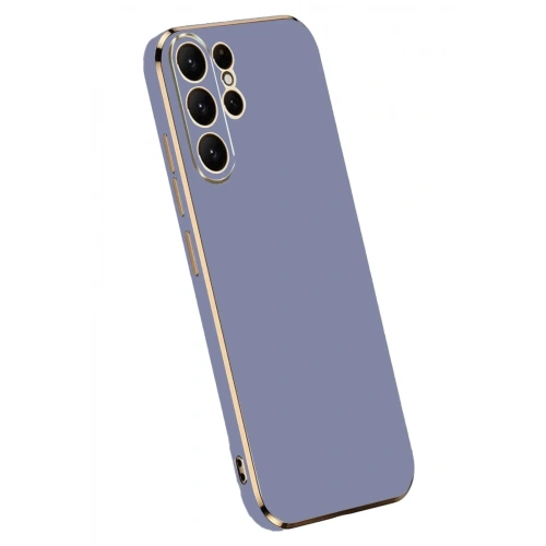 Mey İthalat®  Samsung Galaxy S25 Ultra Kılıf Volet Silikon - Mavi