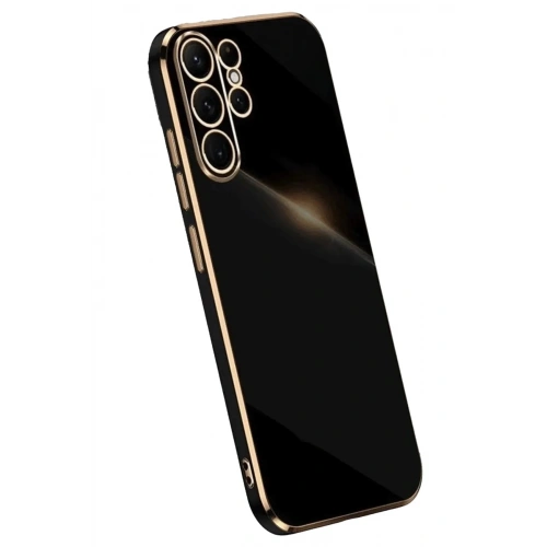 Mey İthalat®  Samsung Galaxy S25 Ultra Kılıf Volet Silikon - Siyah