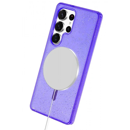 Mey İthalat®  Samsung Galaxy S25 Ultra Star Magsafe Kapak - Mor
