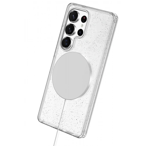 Mey İthalat®  Samsung Galaxy S25 Ultra Star Magsafe Kapak - Şeffaf