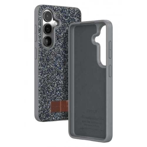 Mey İthalat®  Samsung Galaxy S26 Bright Simli Kapak - Gümüş