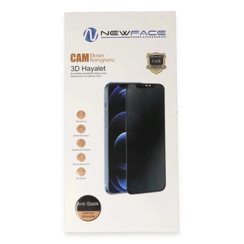 Mey İthalat®  Samsung Galaxy S26 Plus 3D Antistatik Hayalet Cam Ekran Koruyucu - Siyah