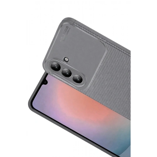 Mey İthalat®  Samsung Galaxy S26 Plus Auto Focus Karbon Kapak - Gri