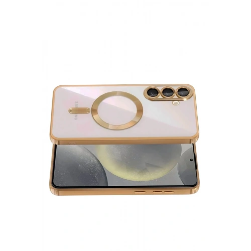 Mey İthalat®  Samsung Galaxy S26 Plus Kross Magneticsafe Kapak - Çöl Titanyum