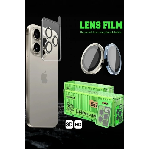 Mey İthalat®  Samsung Galaxy S26 Plus Raze Metal Kamera Lens - Gümüş