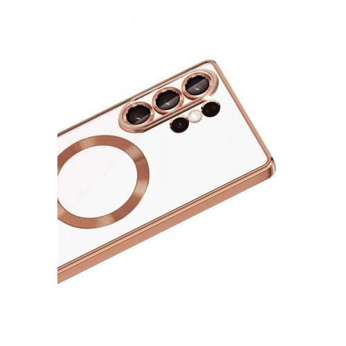Mey İthalat®  Samsung Galaxy S26 Ultra Kross Magneticsafe Kapak - Çöl Titanyum