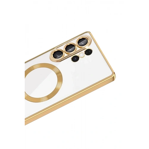Mey İthalat®  Samsung Galaxy S26 Ultra Kross Magneticsafe Kapak - Gold