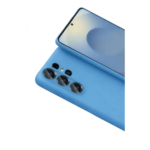 Mey İthalat®  Samsung Galaxy S26 Ultra Nano içi Kadife Silikon - Mavi