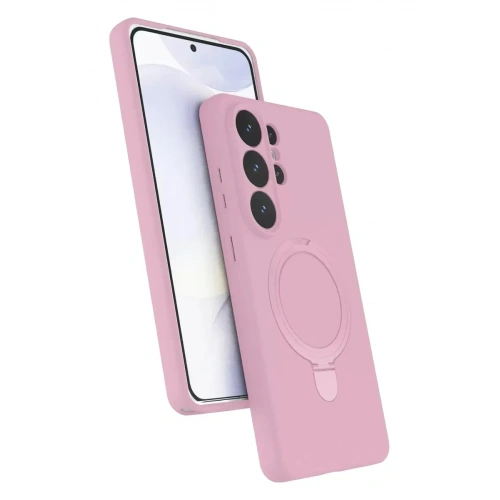 Mey İthalat®  Samsung Galaxy S26 Ultra Regal Magsafe Standlı Kapak - Açık Pembe